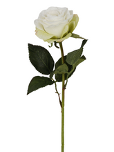 Rose x 1 – Kortstilkede kunstig rose 38 cm